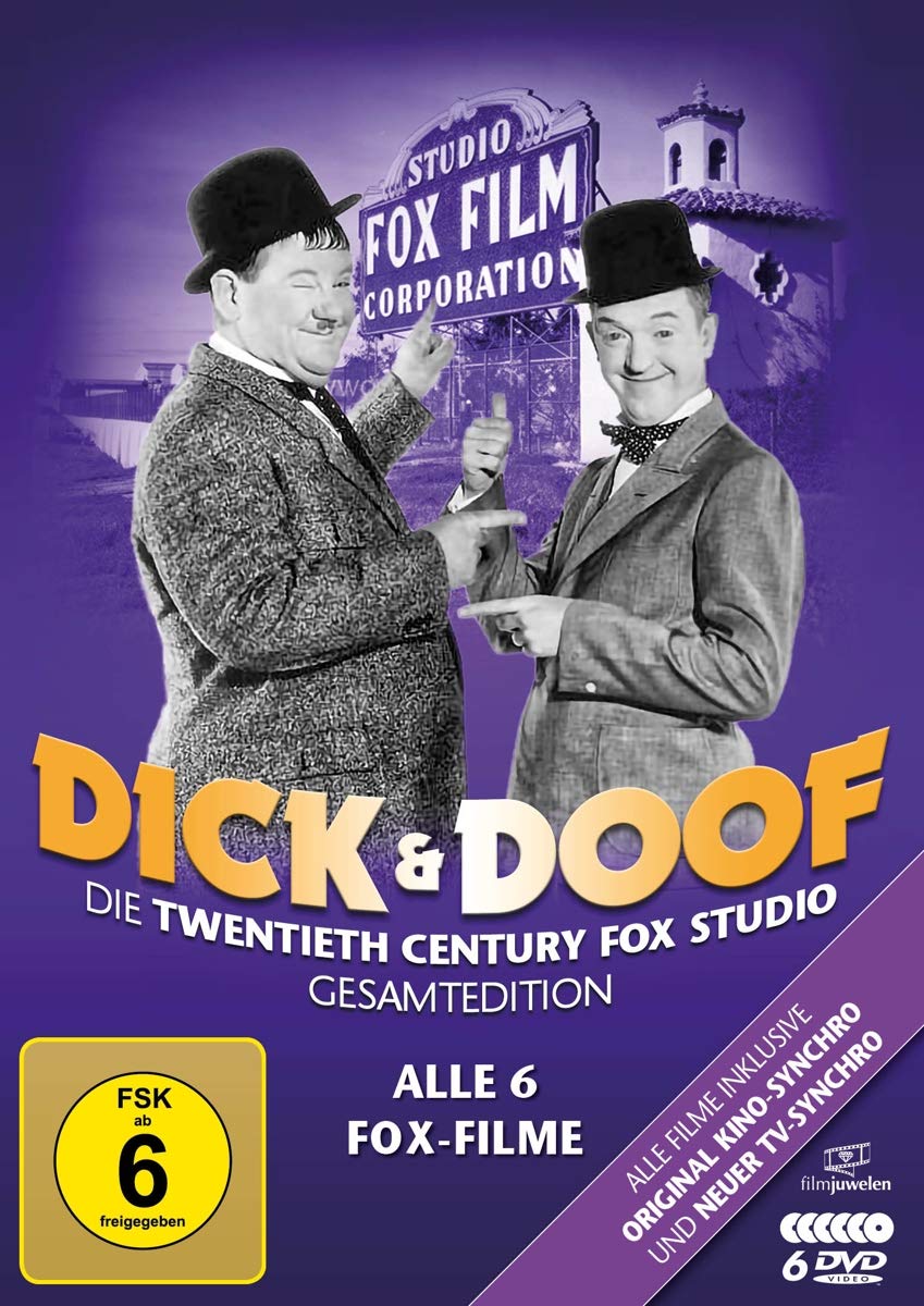Dick und Doof - Die Fox-Studio-Gesamtedition (Alle 6 Fox-Filme) (Filmjuwelen) [6 DVDs]