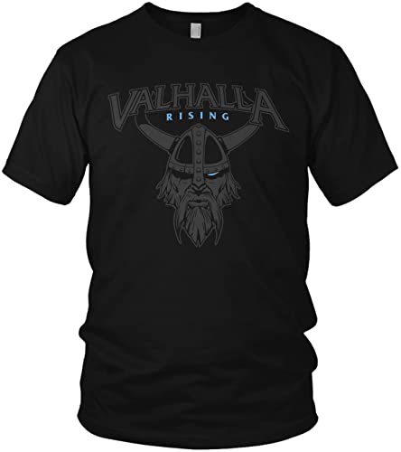 Valhalla Rising Wikinger Odin Krieger Walhalla Vikings Nordmann - Herren T-Shirt und Männer Tshirt, Größe:L, Farbe:Weiß