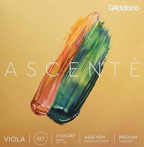 D'Addario Ascenté Viola-Saitensatz, extra kleine Größe, mittlere Spannung