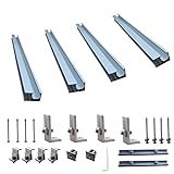 Solar Panel Roof Mounts Bracket Kit for Sloped Pitched Tin Roof