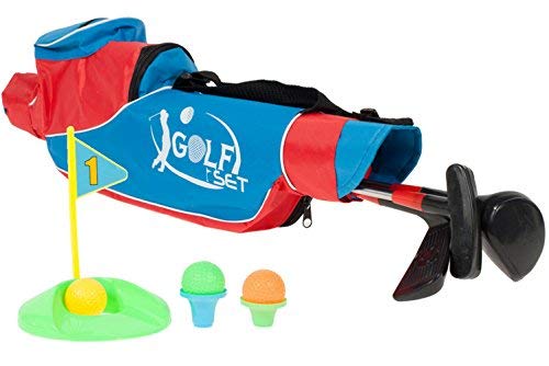 Premium Golfset XXL für Kinder (Golfball Golfschläger Golftasche Fahne UVM.) Golf Spiel Kinderspiel Lernspiel Familienspiel - Geschicklichkeitsspiel mit hohem Spaßfaktor wie Kroko doc