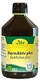 cdVet Naturprodukte DarmAktiv plus 500 ml - Hund, Katze - Ergänzungsfuttermittel - Stärkung des Immunsytsems - Unterstützung der Darmflora - Bekämpfung von Krankheitserregern - Gesundheit -