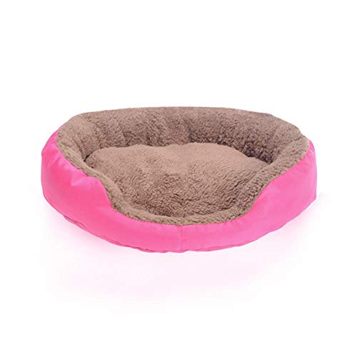 jiwenhua Pet Products Candy Color Teddy's pet Nest small and medium Size Dog Cats Nest golden Retriever, Meihong ; Yuan {65310, s