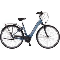 Fischer E-Bike City Cita 2.1i Unisex 28 Zoll RH 44 cm 3-Gang 418 Wh saphirblau matt