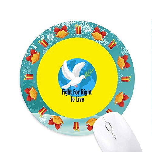Independent American Right Freedom Life Mousepad Round Rubber Mouse Pad Weihnachtsgeschenk