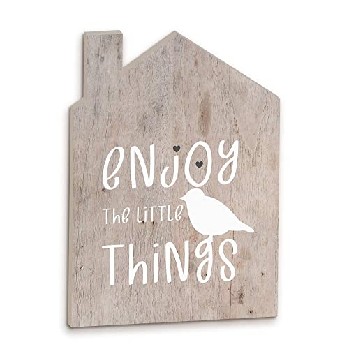 Dekoration aus Holz, Enjoy The Little Things – Handgefertigte Formen aus Holz, eine originelle Idee zum Dekorieren Ihres Hauses, zum Aufhängen oder Aufstellen