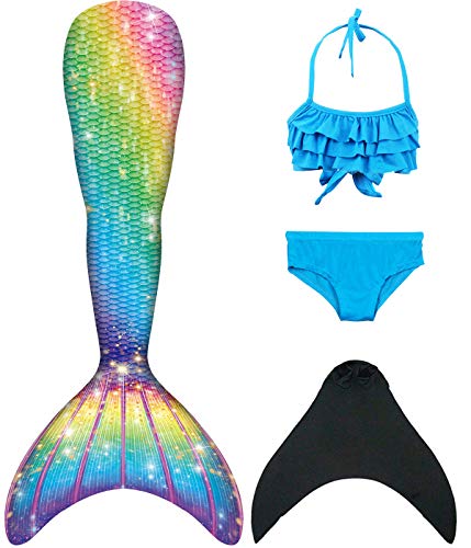shepretty meerjungfrauenflosse mädchen Neuer Mermaid Tail Badeanzug für Erwachsene und Kinder,jcka09+46xiao-130