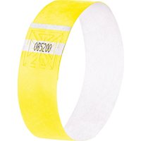 sigel Eventbänder Super Soft, fluoreszierend, gelb reißfest, aus besonders weichem Material, manipulations - 1 Stück (EB218)