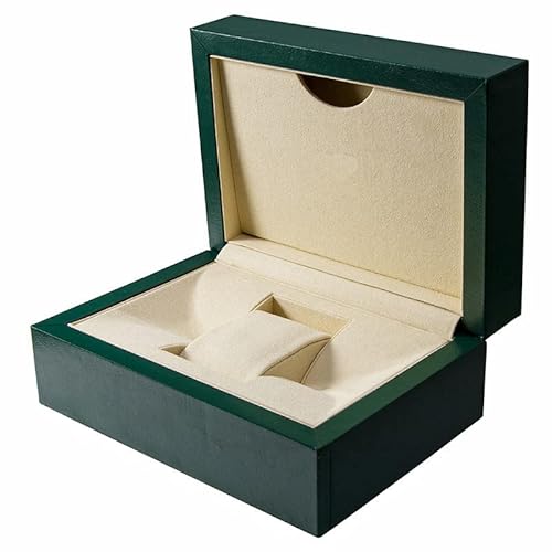ROUHO Aufgerüstet Luxury Hölzern Uhrenbox Schmuck Aufbewahrungsbox Geschenkbox mit Kissen für Rolex