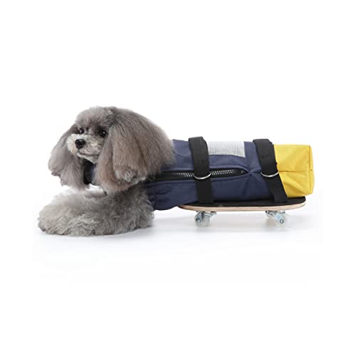 Hunderollstuhl-Alternative für gelähmte Haustiere, Indoor-Haustier-Laufroller mit leisen Rädern für behinderte Kleintiere/Katzen