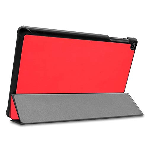 Cool Schutzhülle für Samsung Galaxy Tab A (2019) T510/T515, Kunstleder, glatt, Rot, 25,7 cm