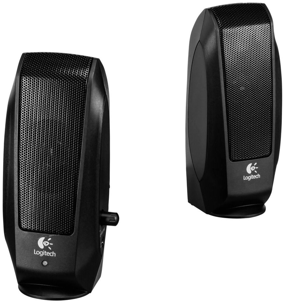Logitech S120 2.0 Stereo Lautsprecher Schwarz