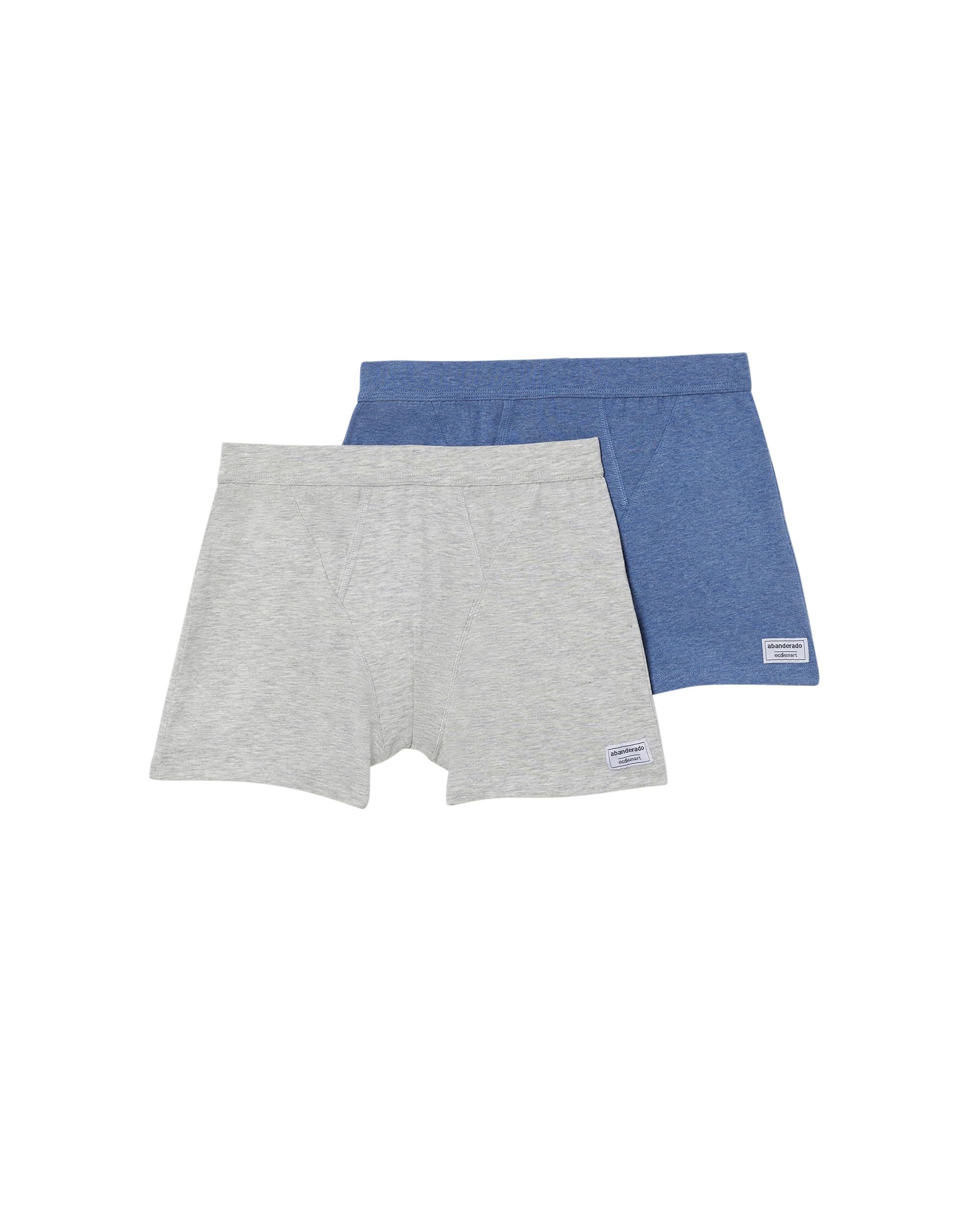 Abanderado Herren EcoSmart Offene Boxershorts, Blau/Grau (Vigore), XL (2er Pack)