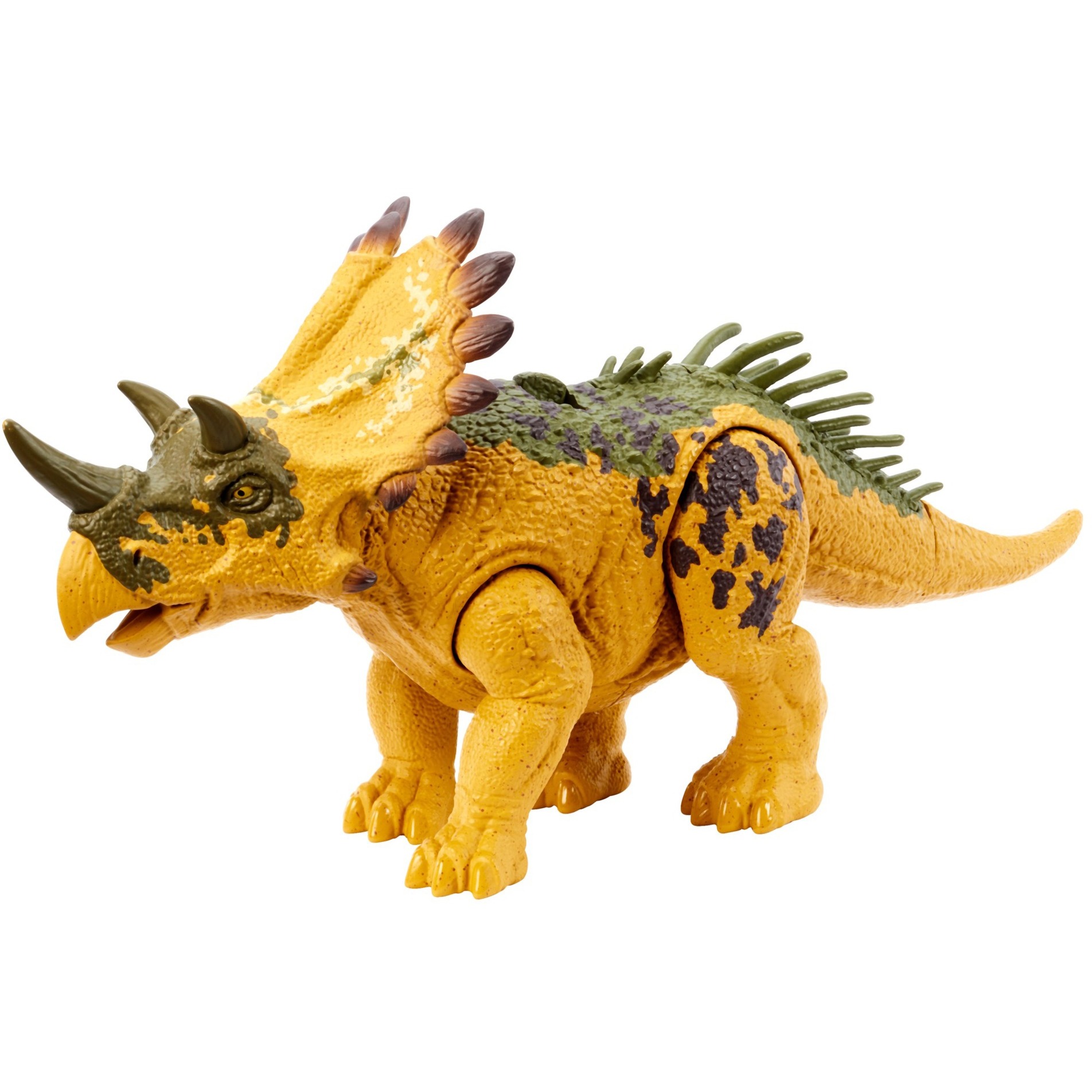 Jurassic World Dinosaurier-Spielzeuge mit Brüllgeräusch und Angriffsbewegung, bewegliche Wild Roar-Figuren, physisches und vernetztes digitales Spiel - HLP19