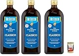 3x De Cecco Classico Natives Olivenöl Extra Olio Extra Vergine 1 Lt nativ + 1x Italian Gourmet Polpa