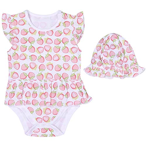Sevira Kids Baby Mädchen (0-24 Monate) Body rosa Rosa 1-3M - 56CM