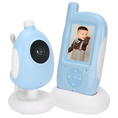Drahtloser Babyphone, Säuglingsvideomonitor, WiFi Baby Gegensprechanlage Nanny Kameramonitor mit Bildschirmanzeige und Nachtlicht, Musikwiedergabe/Temperaturüberwachung/Zwei Wege Gespräch(ich)