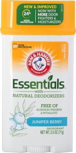Arm & Hammer, Essentials Natural Deodorant, For Men and Women, Clean, 2.5 oz (71 g)