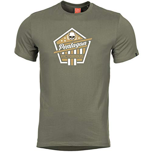 Pentagon Herren Ageron Victorious T-Shirt Oliv Größe S