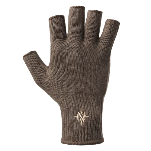 Nomad Herren Durawool Merinowolle, fingerlos Handschuhe für kaltes Wetter, Schlamm, X-Large