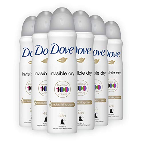 Dove Deodorant Antitranspirant Spray Invisible Dry 6 x 150 ml