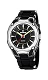 Calypso Men's Quartz Watch with Black Dial Analogue Display and Black Plastic Strap K5560/2