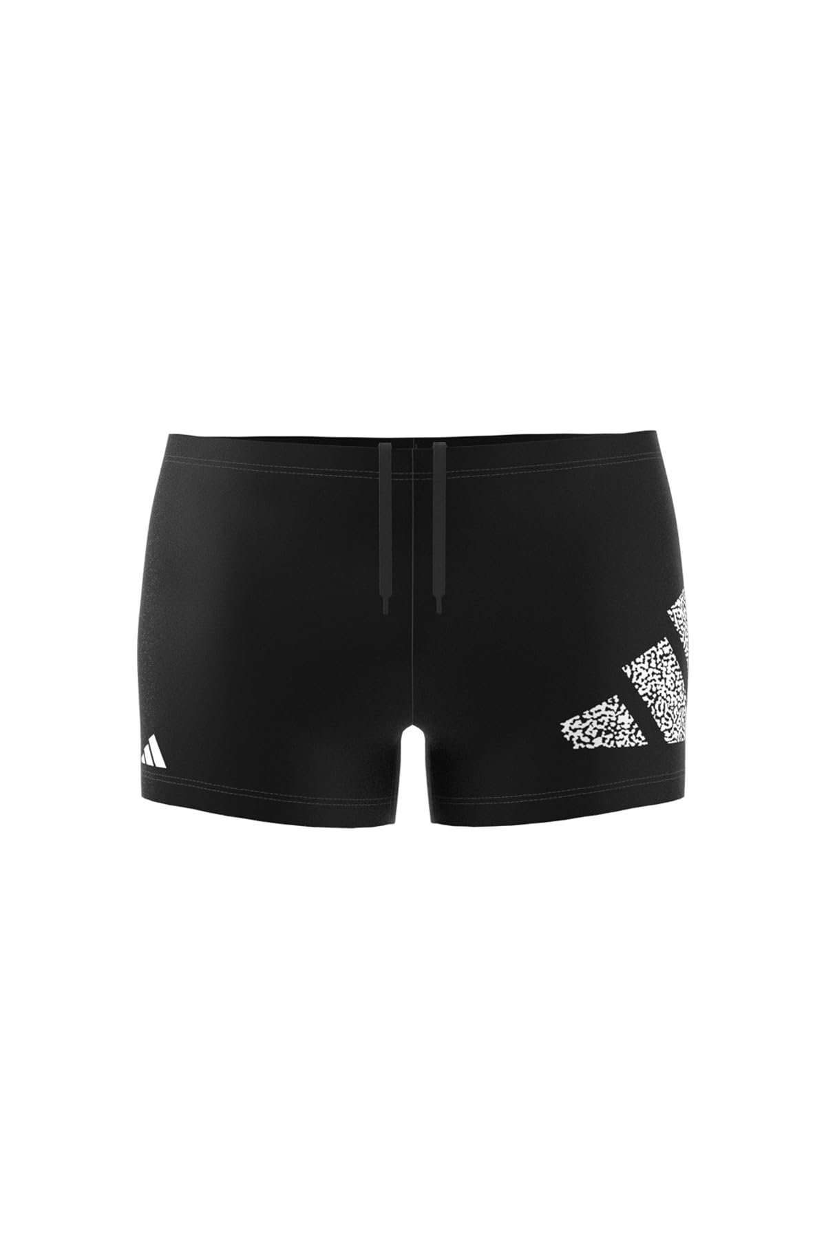 Adidas Herren Branded Boxer Wettkampf-Schwimmanzug, schwarz/weiß, L