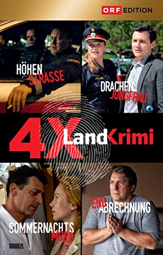 Landkrimi-Set 3: Drachenjungfrau / Höhenstrasse / Sommernachtsmord / Endabrechnung [4 DVDs]