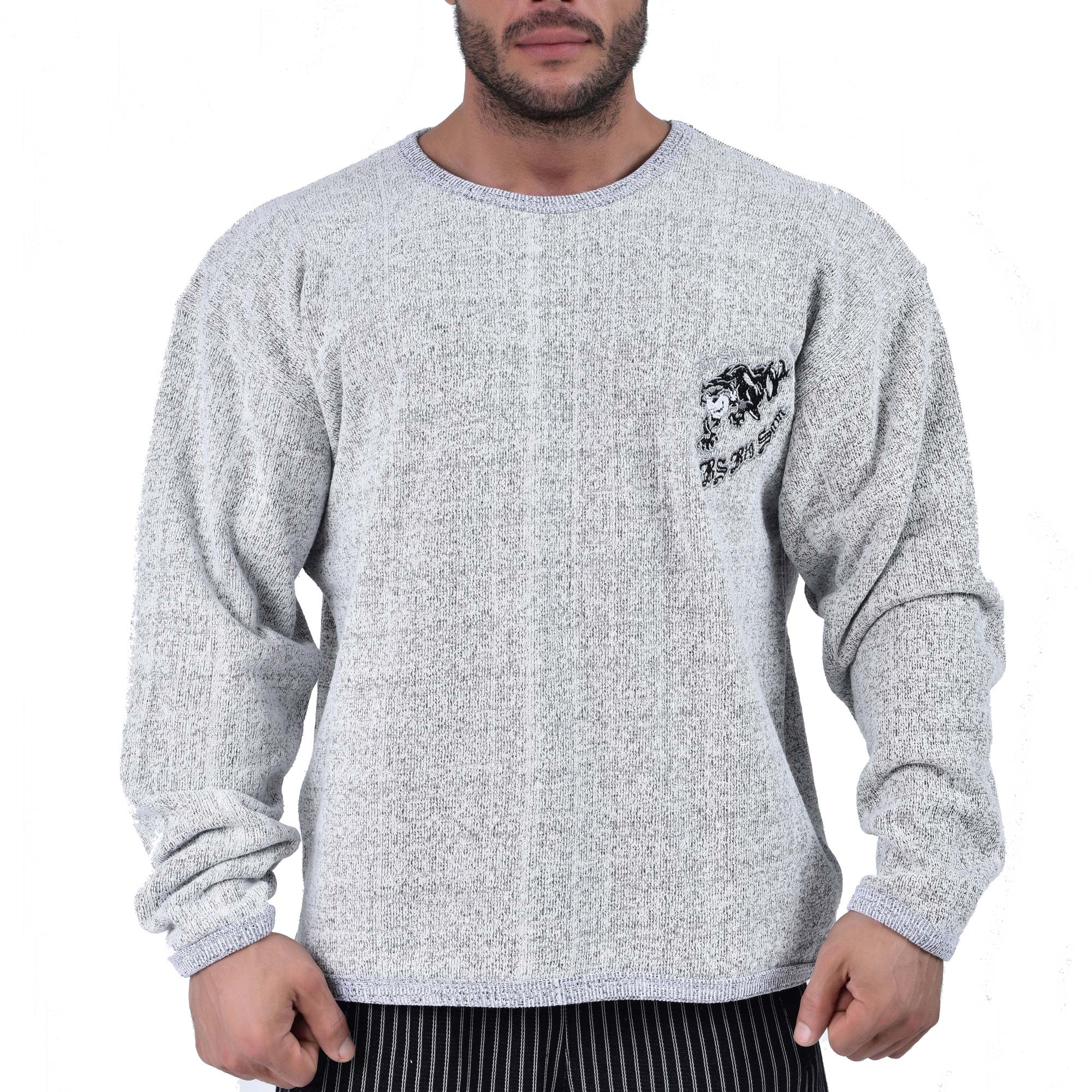 BIG SM EXTREME SPORTSWEAR Herren Sweater Sweatshirt Jacke Hoodie 4516 beige XL