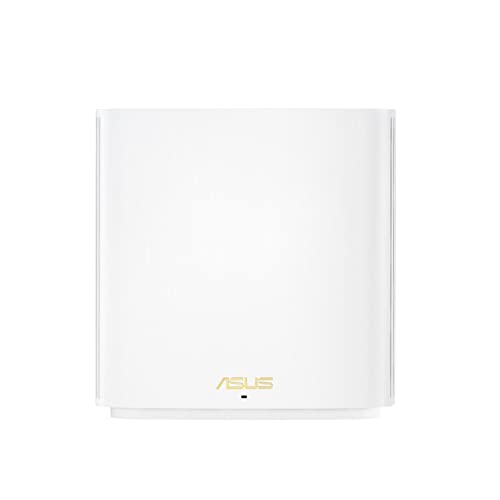 ASUS ZenWiFi XD6 Whole Home Mesh WiFi 6 System (1 Pack weiß): Reichweite bis zu 501 m2 (4+ Räume), einfache Einrichtung, kostenlose lebenslange Netzwerksicherheit und Elternsteuerung