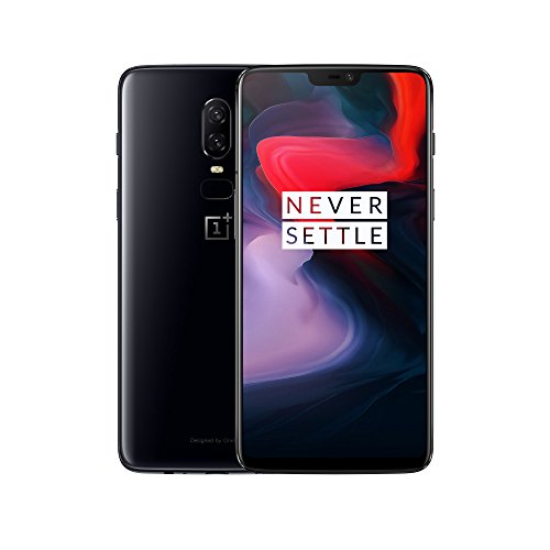 OnePlus 6 Smartphone (15,95 cm (6,28 Zoll) 19:9 Touch-Display, 128 GB interner Speicher, Android 8.1 Oreo / Oxygen OS 5.1), Mirror Black