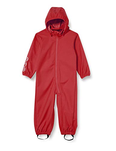 MINYMO Unisex-Child Softshell Suit Shell Jacket, Deep Claret, 98
