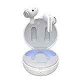 LG TONE Free DFP8 In-Ear Bluetooth Kopfhörer mit MERIDIAN-Sound und Active Noise Cancellation (ANC), kompatibel mit Siri und Google Assistant, TONE-DFP8W.CEUFLLK Weiß