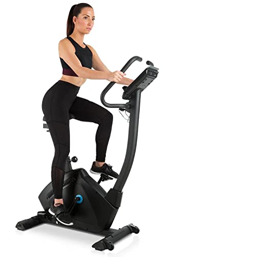 Capital Sports Evo Track Cardiobike - Fitnessfahrrad mit Trainingscomputer, Heimtrainer, Bluetooth, 32 Stufen, App-Integration, 15 kg Schwungmasse, Tablet-Halterung, Pulssensor, schwarz
