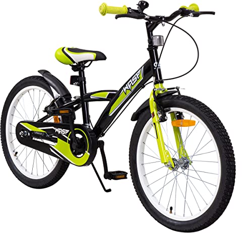 Actionbikes Kinderfahrrad Wasp - 20 Zoll - Felgenbremsen - Freilauf - Kettenschutz - Fahrradständer - Luftbereifung - Kinder Fahrrad - Kinderrad - Von 6-9 Jahren
