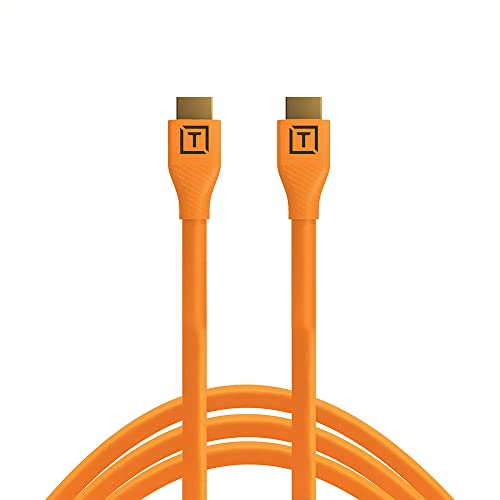 Tether Tools TetherPro HDMI-Netzwerkkabel 2.0 auf HDMI 2.0, 4,6 m, Orange