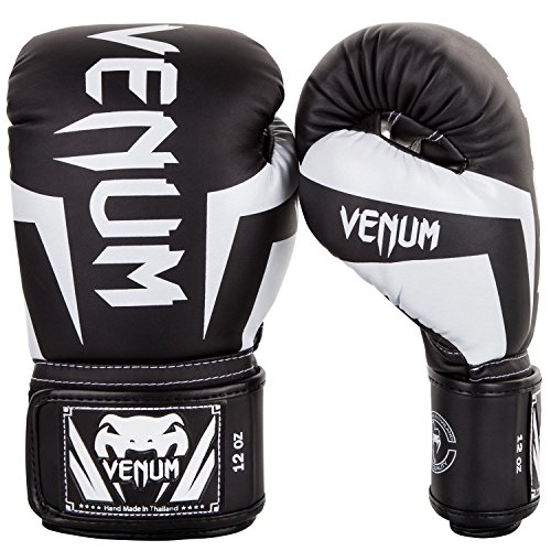 Venum Elite Boxhandschuhe 340 g schwarz / weiß
