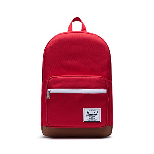 Herschel Unisex-Erwachsene Pop Quiz Multipurpose Backpack, Rot/Sattel braun, Classic 22L