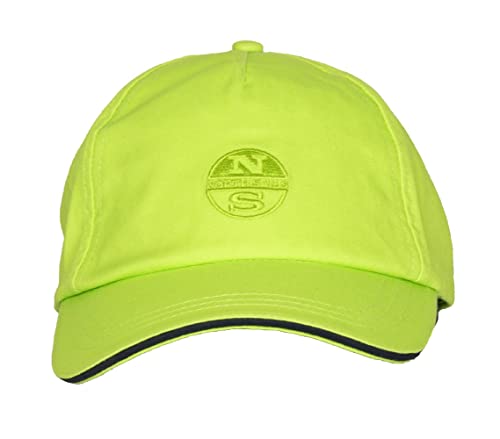 NORTH SAILS Baseballkappe Herren verstellbare Kappe mit Schirm und gesticktem Logo aus Reiner Baumwolle Artikel 623205 Baseball, 0469 Lime, Einheitsgröße