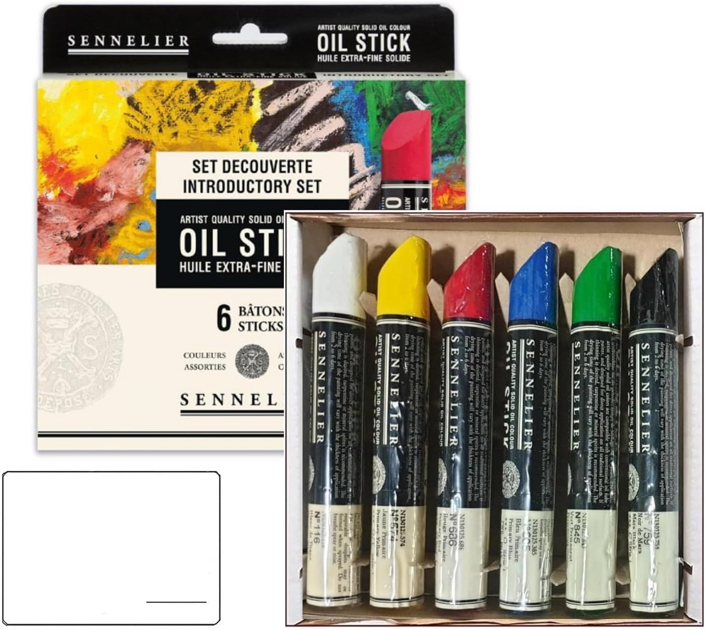 Sennelier Pastels Oil Oil Sticks 6 STK, Qualität France
