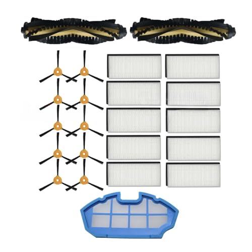 Filter, Hauptbürste, Seitenbürste。Kompatibel für DEEBOT N79S N79 。Roboter-Staubsauger-Ersatzzubehör-Set (Farbe: AS SHOW-11)