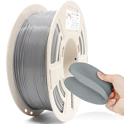 Reprapper Gray TPU Filament for 3D Printer 1.75mm (± 0.03mm) 2.2lb (1kg)