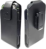 Premium Swivel Leder Handy-Holster für Männer Android Pouch Tragehilfe Clip für [iPhone 6 6S 7 8 11 12 Pro 13] iPhone 11 Moto Droid x Holster PRO S8 S9 S7 S20 passend für Otterbox oder dicke Hülle