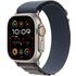 Watch Ultra 2 (49mm) GPS+4G Smartwatch Titan mit Alpine Loop Armband (L) titan/blau