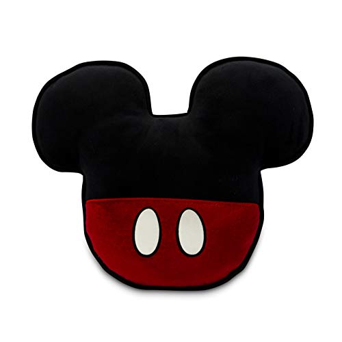 Disney Plüschkissen Mickey Mouse schwarz/rot, Bedruckt, aus 100% Polyester.