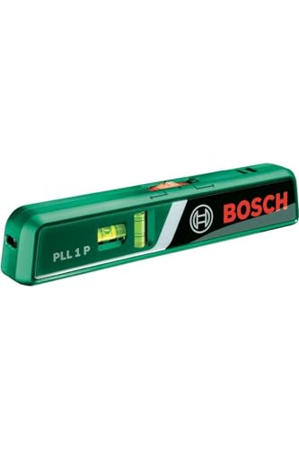 Bosch laser-wasserwaage pll 1 p + wandhalterung + batterie