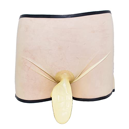 Latex Shorts mit Border und Condom Size:L