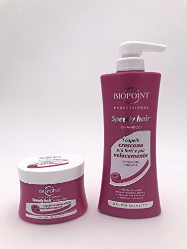 Haar-Set Biopoint Speedy Hair Shampoo 400 ml + Maske 250 ml Schnellwachs.