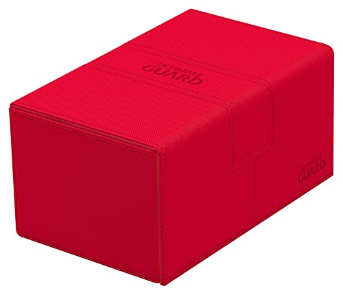 Ultimate Guard UGD011236 Twin Flip`n`Tray 160+ XenoSkin Monocolor Rot Kartenbox