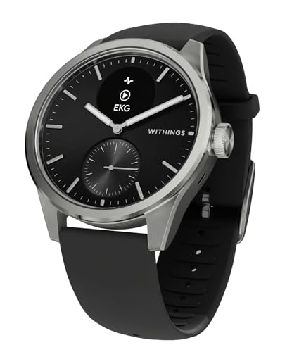 WITHINGS HWA10-4 - SmartWatch, Scanwatch 2, 42 mm, schwarz